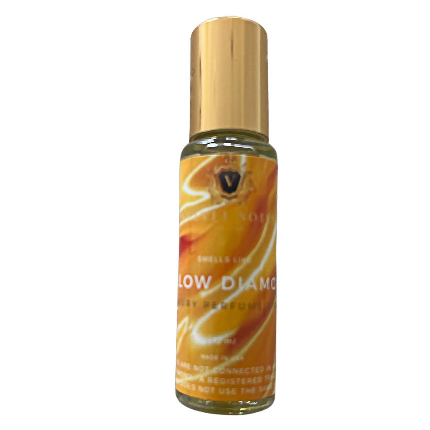 Yellow Diamond Velvet Roller Oil