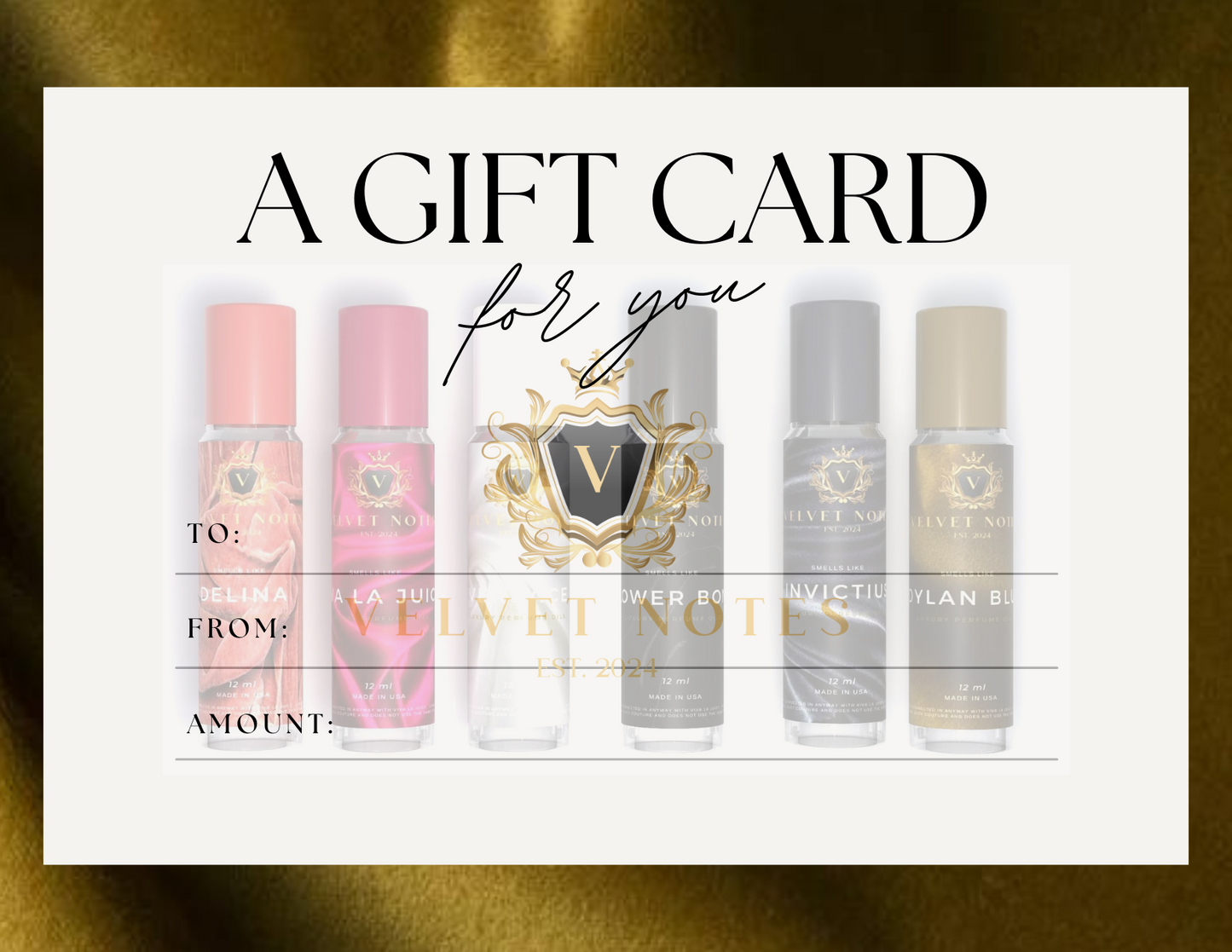 Velvet Notes E-Gift Cards